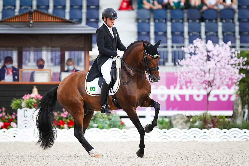 Escorial competing at Tokyo 2020 Olympic Games